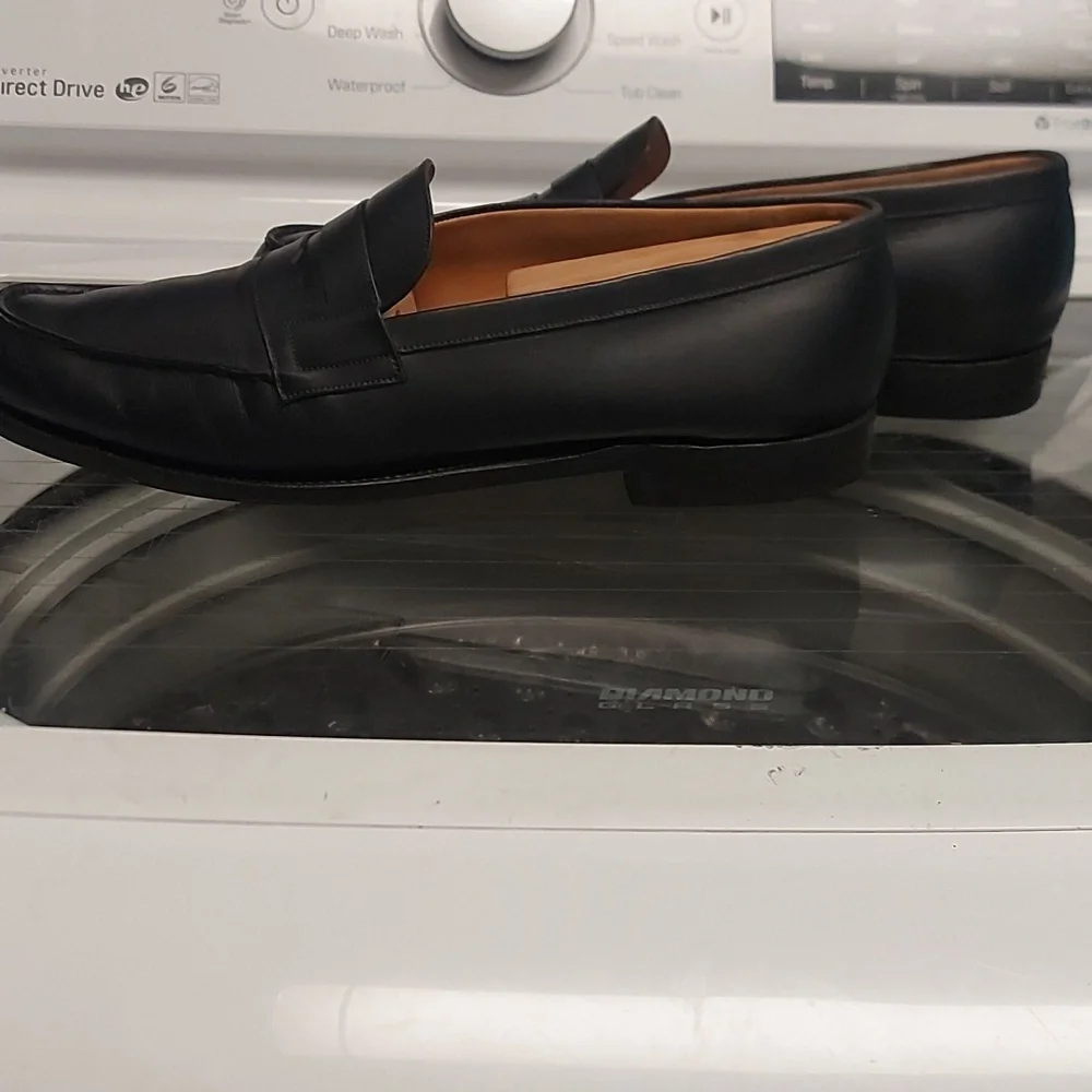 Classic J.M Weston Black Penny Loafers - Picture 6 of 16